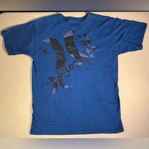 Hurley Vibrant Blue Tee - Medium Regular Fit